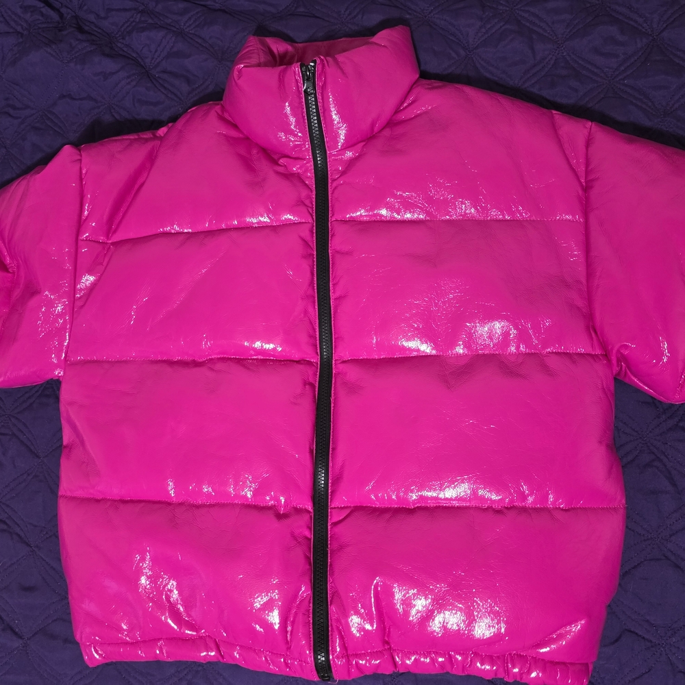 Forever 21 Pink Puffer Jacket - Picture 12 of 13